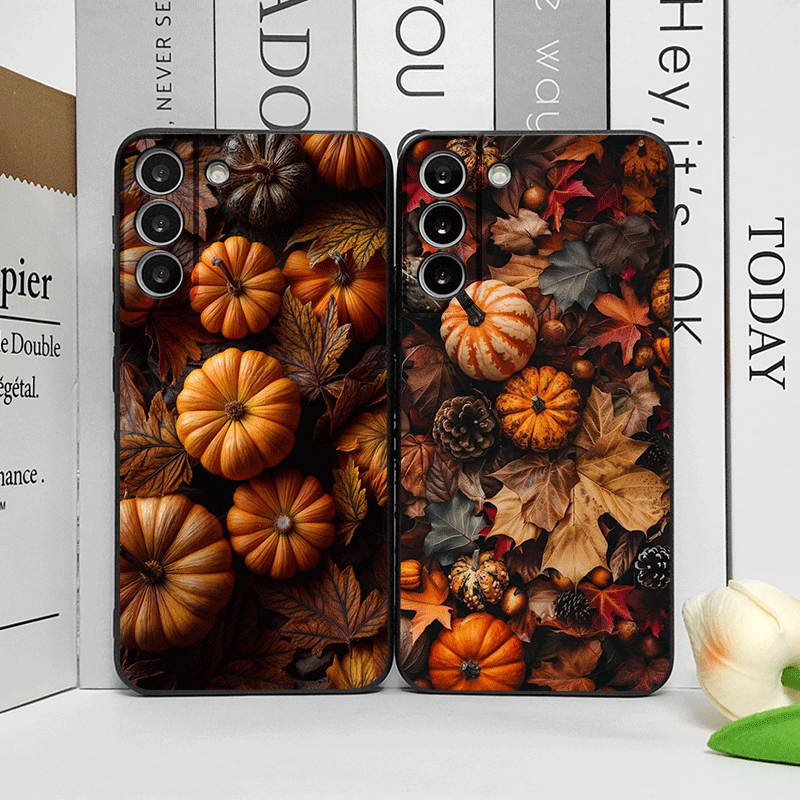 Huawei Nova 12 - Autumn Maple Leaf Pumpkin Halloween Trend