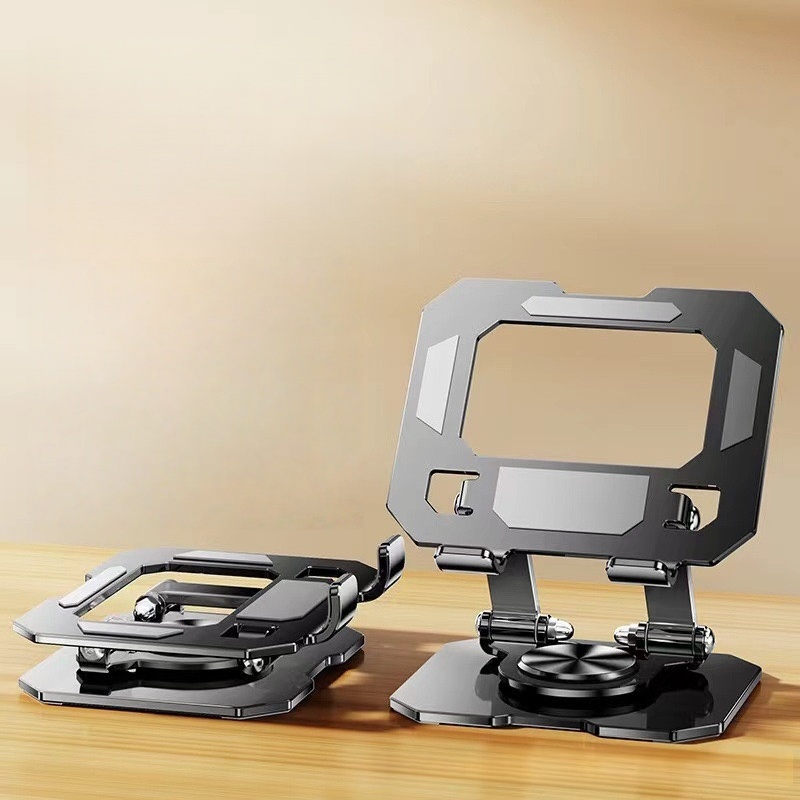 Cooling Stand Tablet - All-Metal Foldable 360° Rotatable Desktop Stand