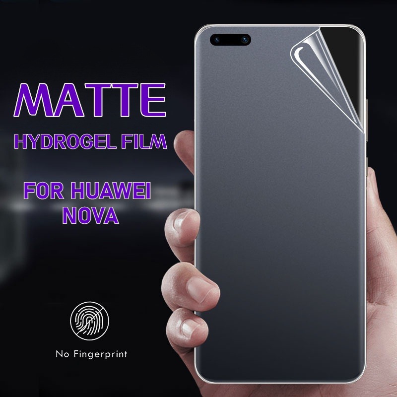 Huawei Nova 12 - 3Pcs Soft Full Coverage Matte Hydrogel