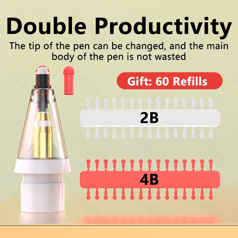 Replacement Pencil Tips 2B For - Tablet Pencil Accessories ulasan dan harga