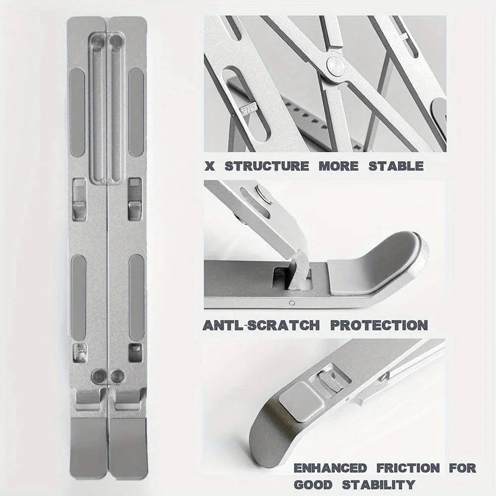 Adjustable Aluminum Laptop Sta - Cooling Stand Tablet ulasan dan harga