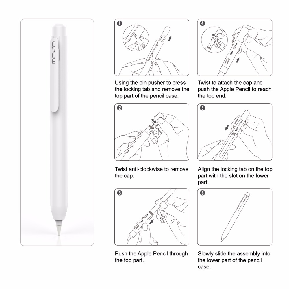 Moko Protective Case for Apple - Tablet Pencil Accessories ulasan dan harga