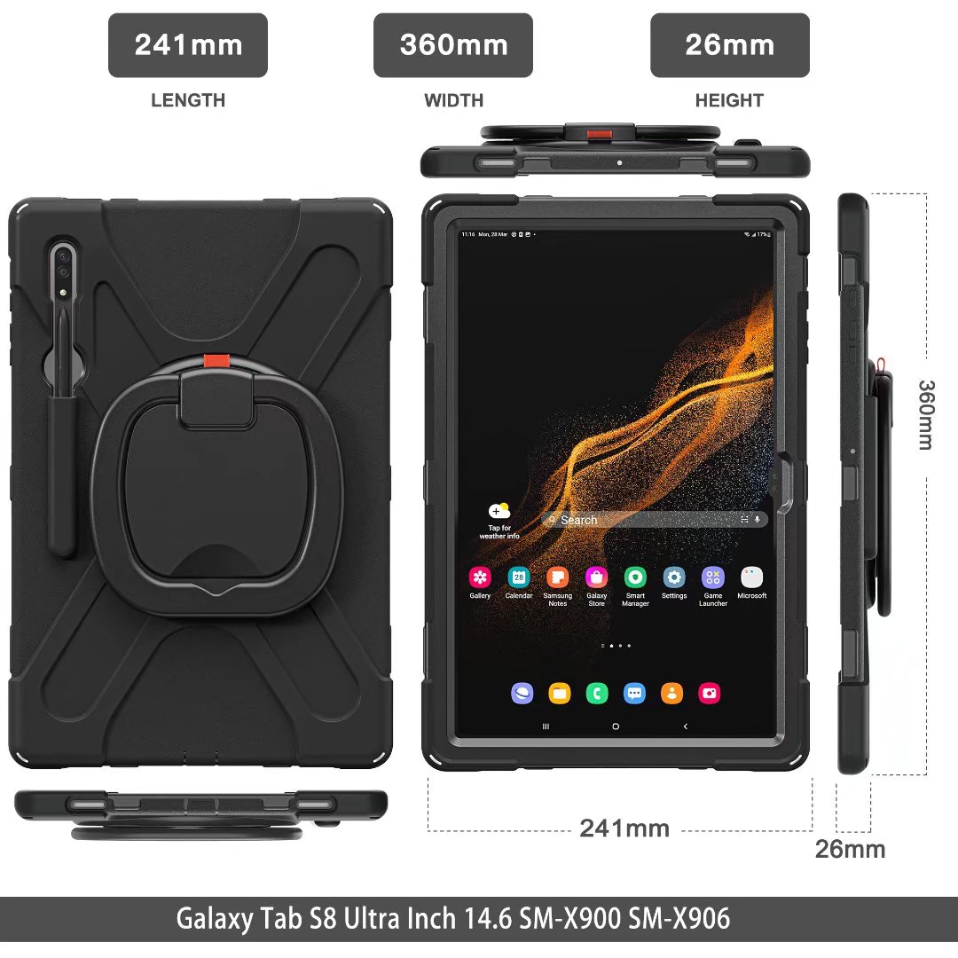 Tablet Rotation Case for Samsu - Remarkable Tablet Accessories ulasan dan harga