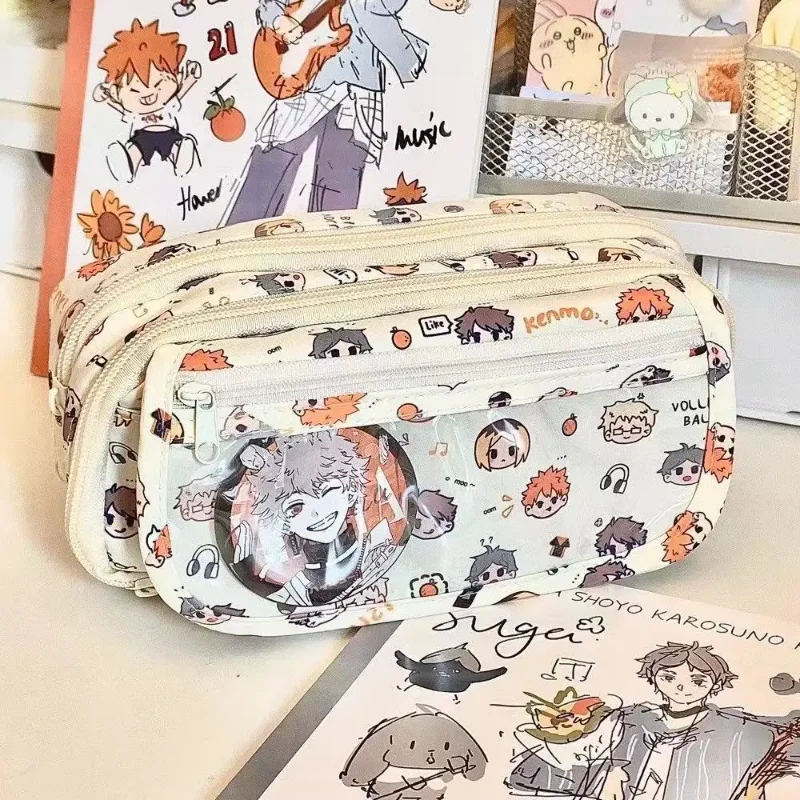 Anime Haikyuu!! Pain Pouch Kaw - Case With Pencil Holder ulasan dan harga
