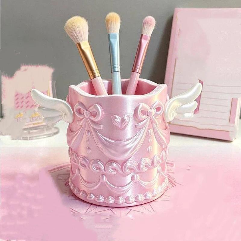 * 1Pcs Silk Texture Girl Luxur - Case With Pencil Holder ulasan dan harga