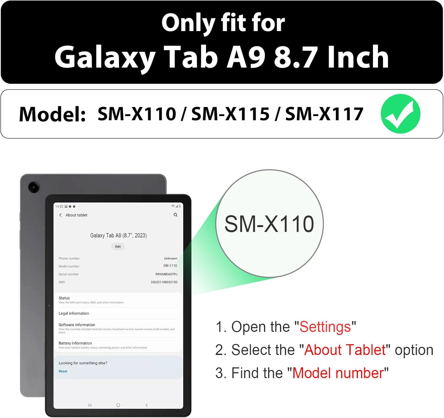 For Samsung Galaxy Tab A9 2023 - Getac Tablet Accessories ulasan dan harga