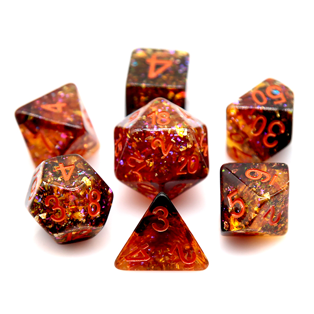 Fire Orange Confetti Resin Pol - Tablet Accessories Kit ulasan dan harga