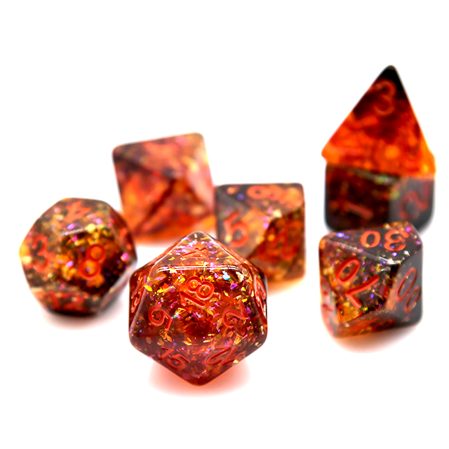 Fire Orange Confetti Resin Pol - Tablet Accessories Kit ulasan dan harga