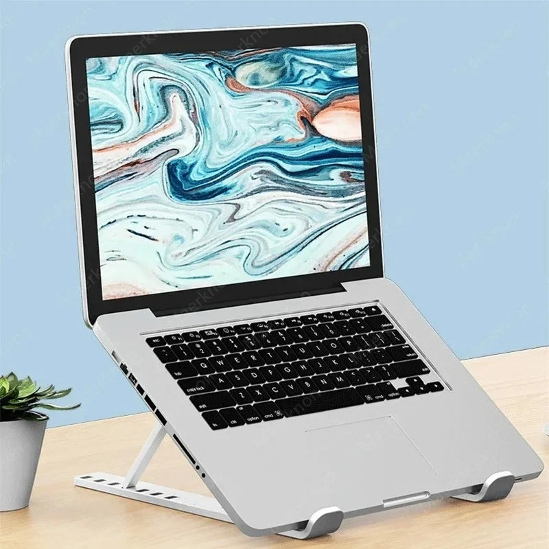 1pc ABS Ergonomic Laptop Stand - Cooling Stand Tablet ulasan dan harga